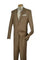 Color Vinci Men's Wool Feel Executive 2-Piece Suit - Solid Color