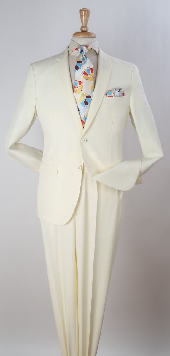 Genesis by Apollo King Men's 2-Piece Suit - Solid Colors