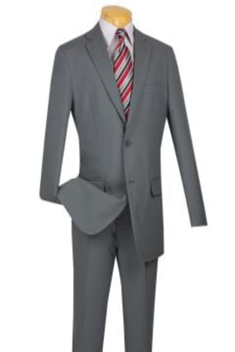 SMB Couture Men's 2-Piece Executive Suit - Solid Colors