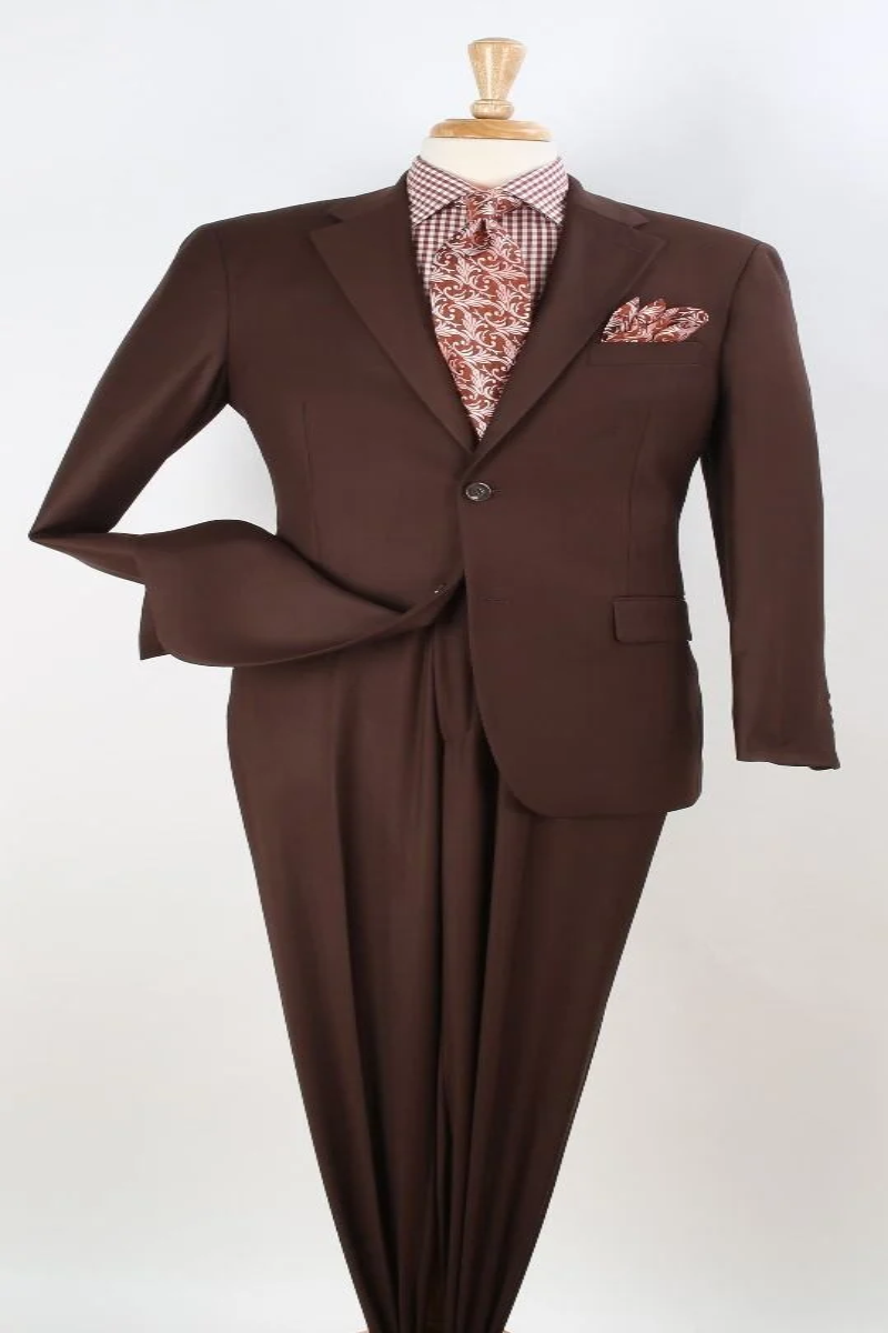 SMB Couture Men's 2-Piece Executive Suit - Solid Colors