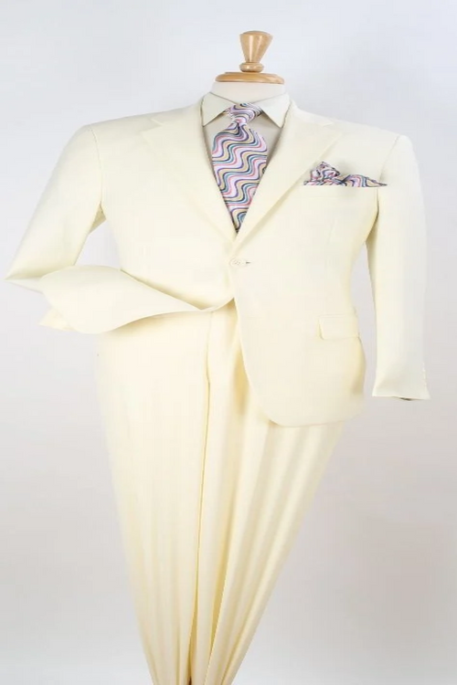 SMB Couture Men's 2-Piece Executive Suit - Solid Colors purple