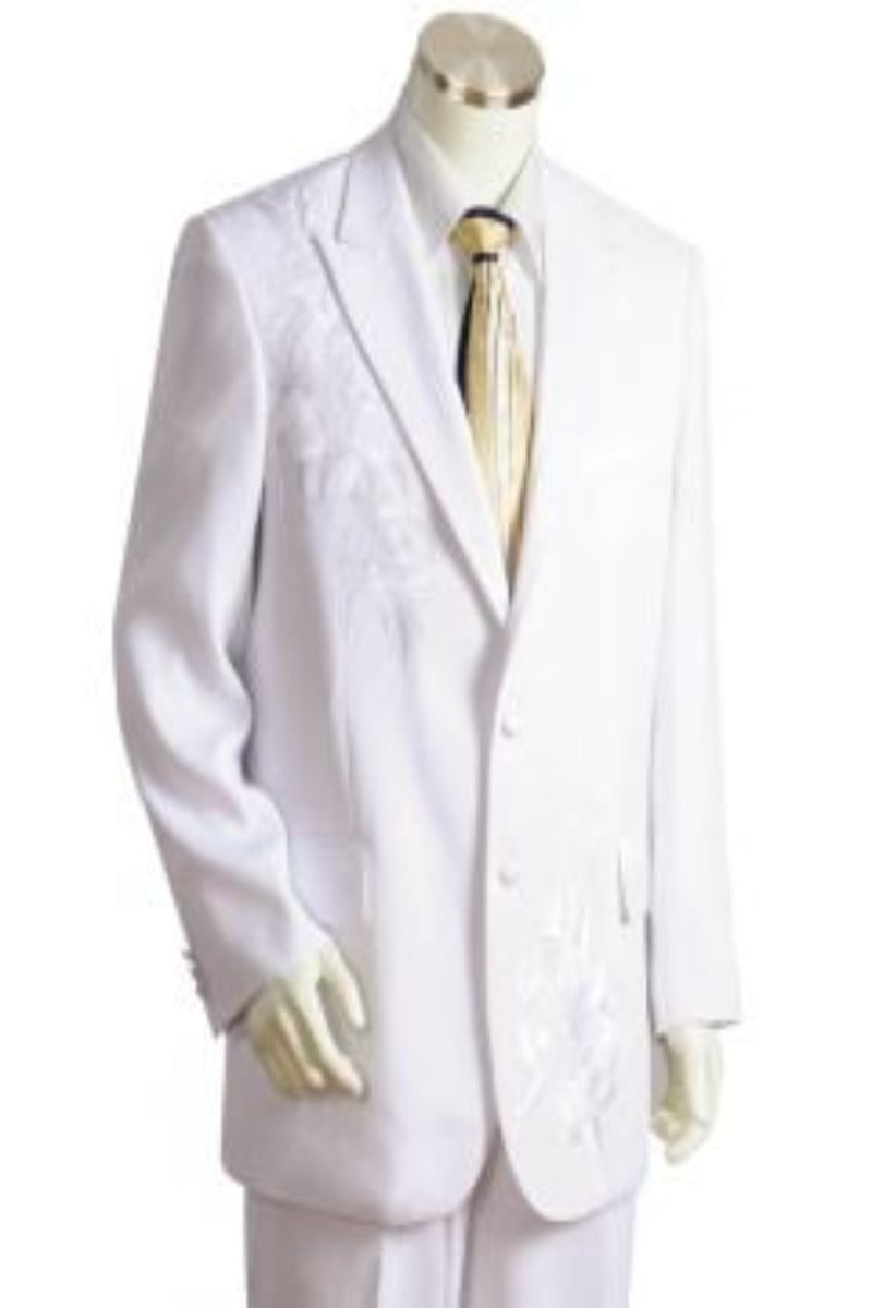 Slim Fit Flat Front Pants Canto Men's Embroidered 2-Piece Fashion Suit: Jacket & Slim Fit Pants - 38 Short Jacket+32 Waist Adjustable 28to34)(Height: 5 4 to5 7 )(Neck  15-16.5)S-M)