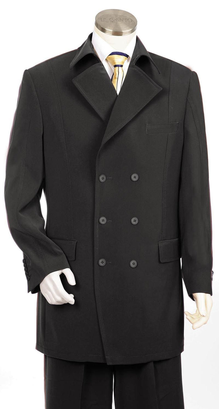 Canto Men's 3pc Fashion Suit Double Breasted Professional Look