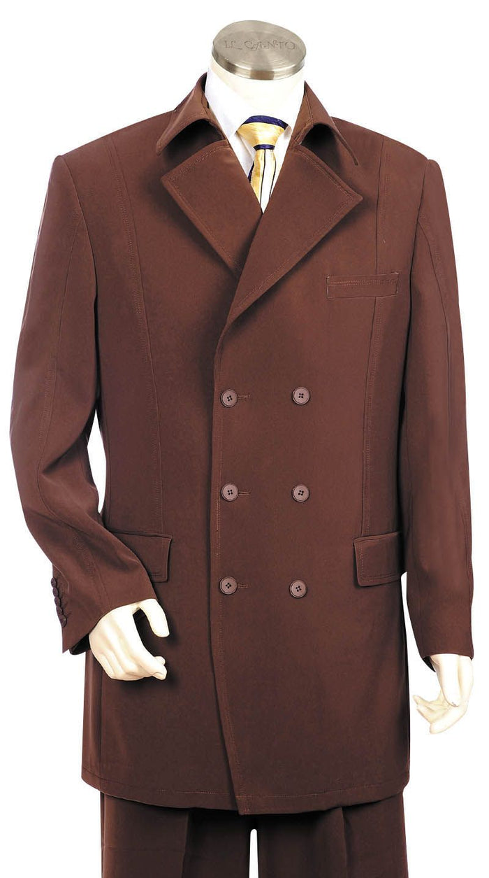Canto Men's 3pc Fashion Suit Double Breasted Professional Look