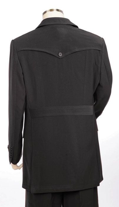 Canto Men's 3pc Fashion Suit Double Breasted Professional Look - 38 Short Jacket+32 Waist Adjustable 28to34)(Height: 5 4 to5 7 )(Neck  15-16.5)S-M)