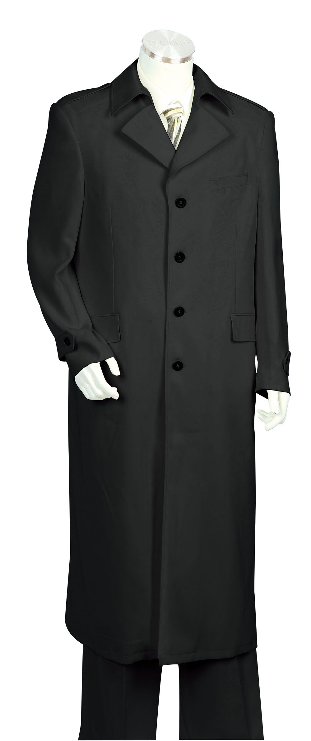 Canto Men's 2 Piece Urban Zoot Suit with Pleated Coattail Award Winning Design - 38 Short Jacket+32 Waist Adjustable 28to34)(Height: 5 4 to5 7 )(Neck  15-16.5)S-M)
