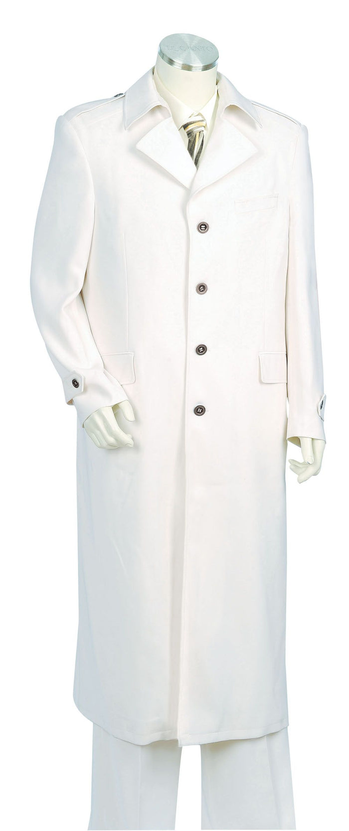 Canto Men's 2 Piece Urban Zoot Suit with Pleated Coattail Award Winning Design