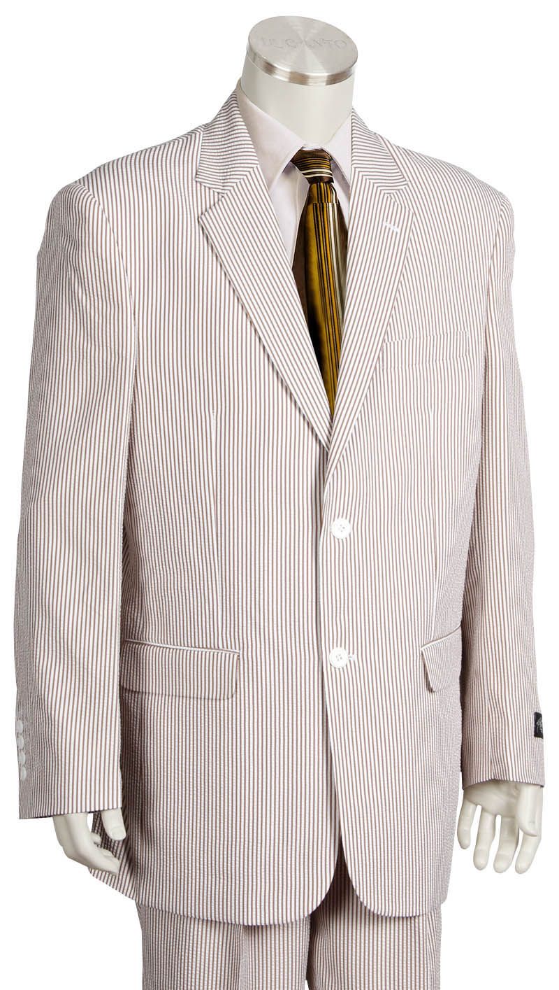 Canto Men's Poly Rayon Seersucker 3 Piece Suit Fashionable & Stylish - 38 Short Jacket+32 Waist Adjustable 28to34)(Height: 5 4 to5 7 )(Neck  15-16.5)S-M)