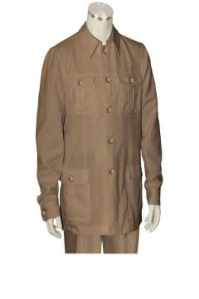 Style Canto Men's 2 Piece Long Sleeve Walking Suit Urban Style for Casual Wear