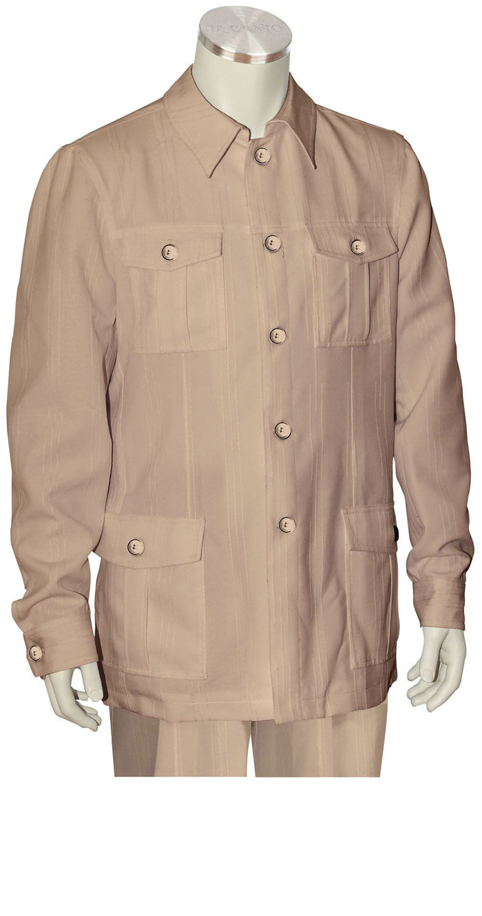 Style Canto Men's 2 Piece Long Sleeve Walking Suit Urban Style for Casual Wear