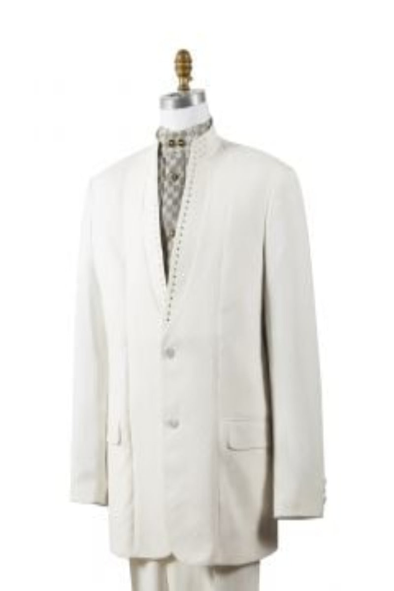 Jacket Canto Men's 2pc Microfiber Nehru Jacket Suit Unique Fashion - 38 Short Jacket+32 Waist Adjustable 28to34)(Height: 5 4 to5 7 )(Neck  15-16.5)S-M)