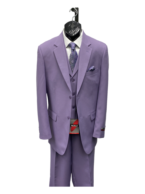 Zacchi Men's 3 Piece Poplin Suit  Spring Colors & Award Winning Design