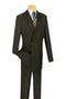 Vinci Men's 2pc Executive Double-Breasted Suit Tailored Fit & Comfort