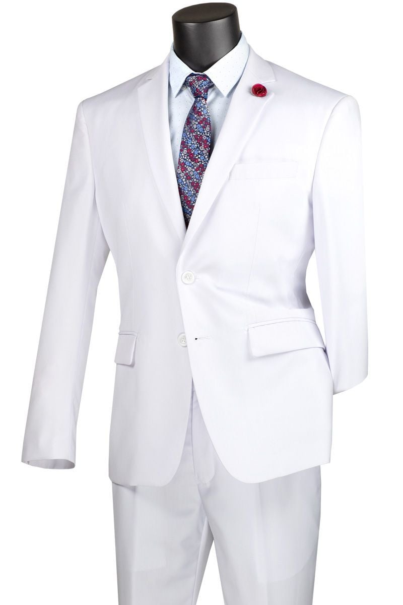 Suit
 
 Vinci Men's Wool Feel Executive 2-Piece Business Suit - Modern Fit