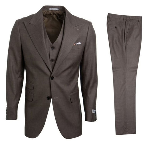 Stacy Adams Men's Slim Fit 3 Piece Executive Suit  Bold Color