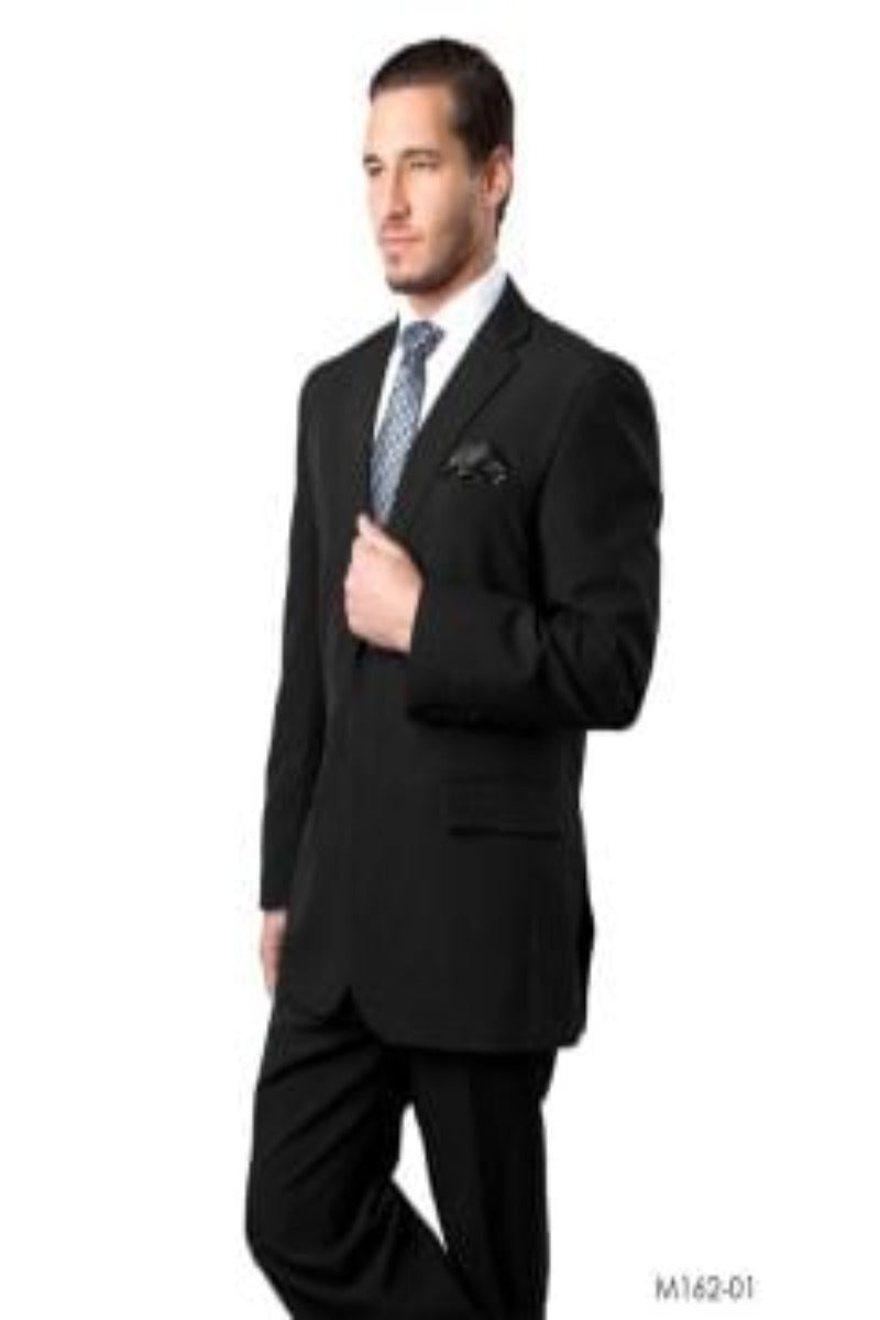 Vitto Men's Tailored Fit Pinstripe Suit - 2-Piece, Side Vents - Shopify