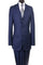 Azzuro Men's 3 Pc Slim Fit Executive Suit Set  Lapel Vest