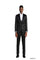 Tazio Men's Slim Fit 3-Piece Suit - Slight Sheen