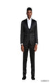 Tazio Men's Slim Fit 3-Piece Suit - Slight Sheen