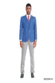 Vest & Jacket Tazio Men's Skinny Fit 3 Piece Plaid Suit Pants Vest & Jacket