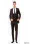 Sean Alexander Men's 3-Piece Pinstripe Executive Suit in black