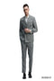 Tazio Men's Sharkskin 2pc Skinny Fit Suit