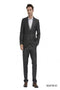 Pant, and Jacket Tazio Men's Skinny Fit 3-Piece Suit Two Tone Vest, Pant & Jacket