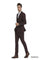 Tazio Men's 3-Piece Textured Solid Skinny Fit Suit