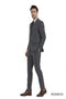 Tazio Men's 3-Piece Skinny Fit Banker Pinstripe Suit | Award-Winning Design