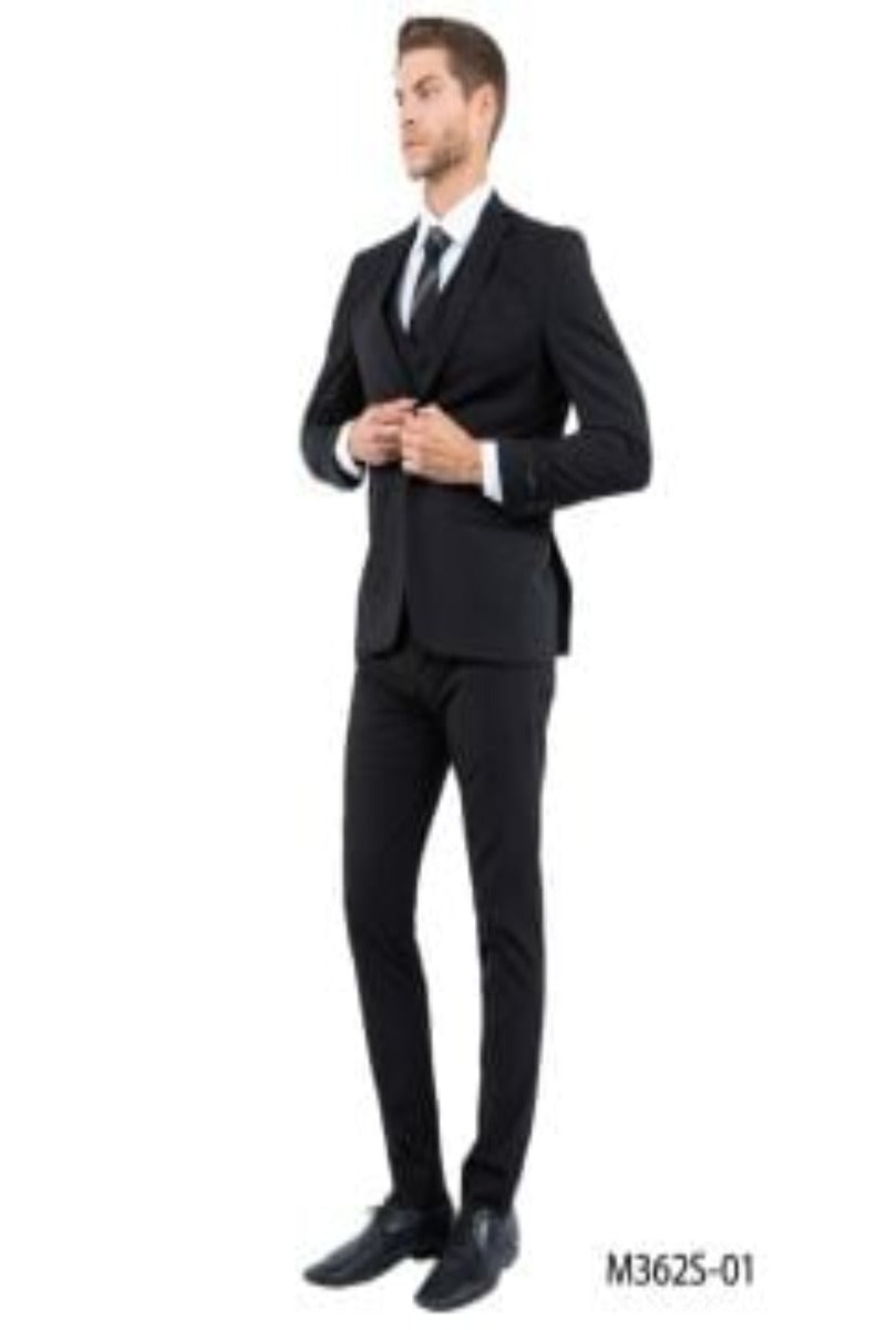 Zegarie Slim Fit 3-Pc Suit (Solid Colors)
