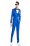 Tazio Men's Bright Polka Dot 4 Piece Skinny Fit Suit
