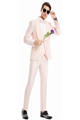 Tazio Men's 3-Piece Skinny-Fit Suit - Wide Shawl Lapel