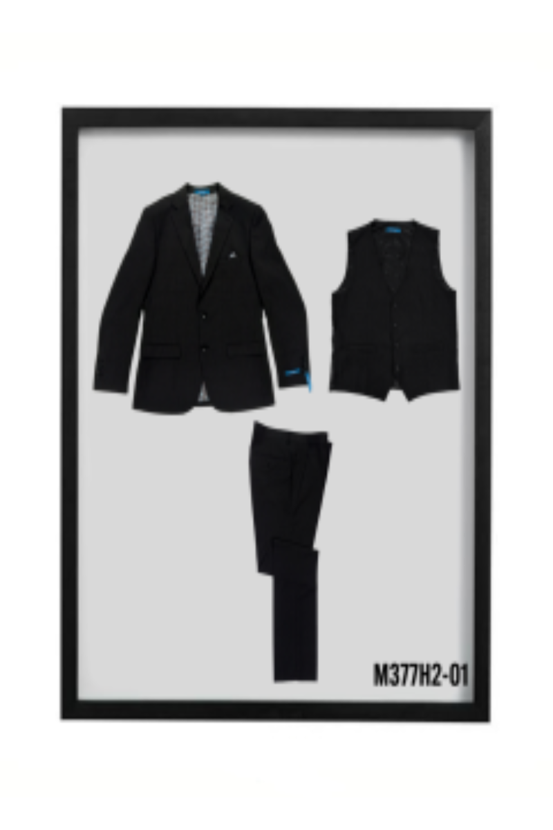 Sean Alexander Men's 3 Pc Hybrid Fit Suit Solid Colors