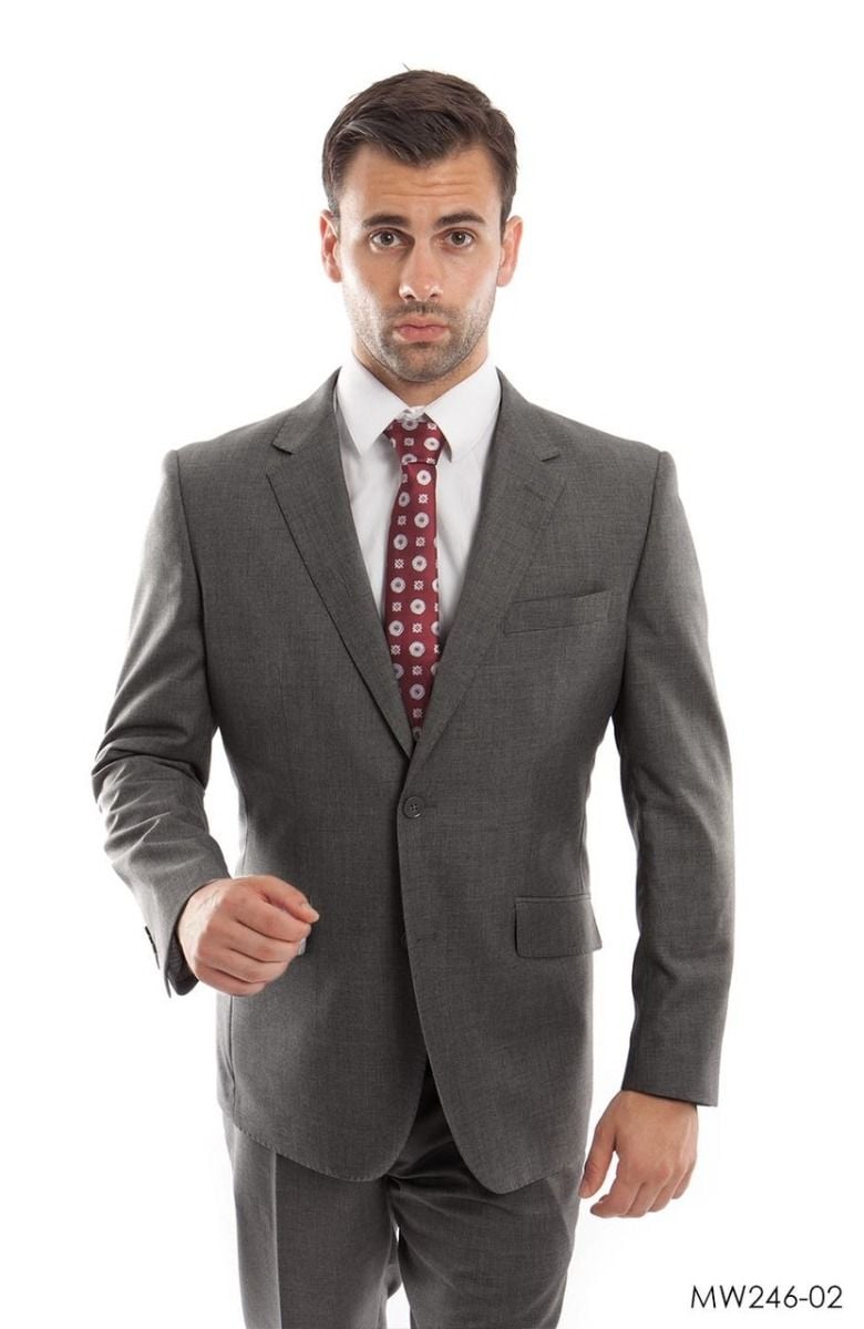 Zegarie Men's Wool Suit 2-pc Modern Fit - Solid Colors