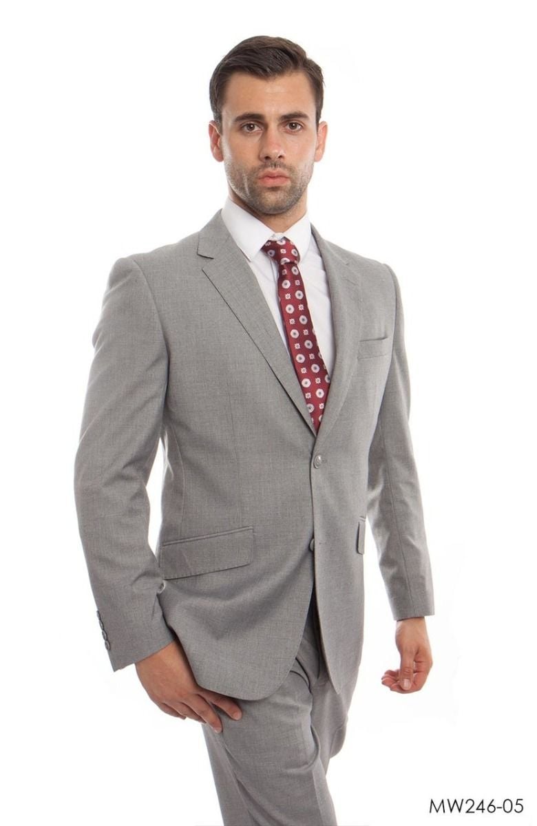 Zegarie Men's Wool Suit 2-pc Modern Fit - Solid Colors