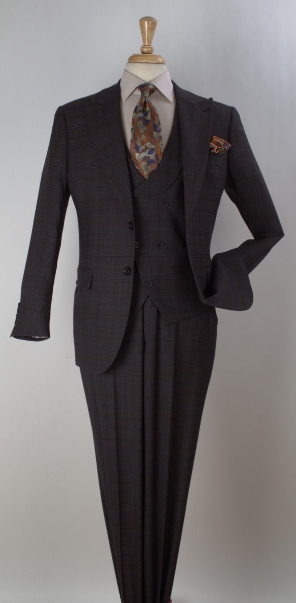 Apollo King Men's 100% Wool 3pc Suit w/ Flat Front Pants â€“ Shop Now!