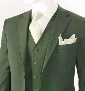 Vittorio St Angelo Men's 3-Piece Classic Suit - Modern Fit with Tailored Design - 34 Short or Extra Small