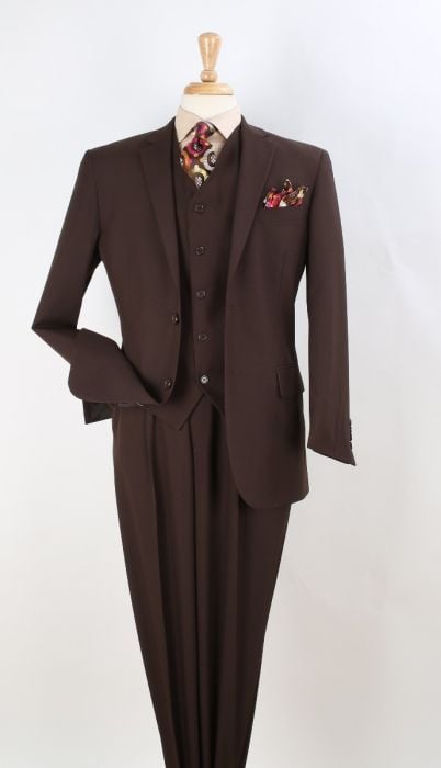 Attire  Royal Diamond Men's 3pc Discount Fashion Suit Sleek Business Attire - 38 Short Jacket+32 Waist Adjustable 28to34)(Height: 5 4 to5 7 )(Neck  15-16.5)S-M)