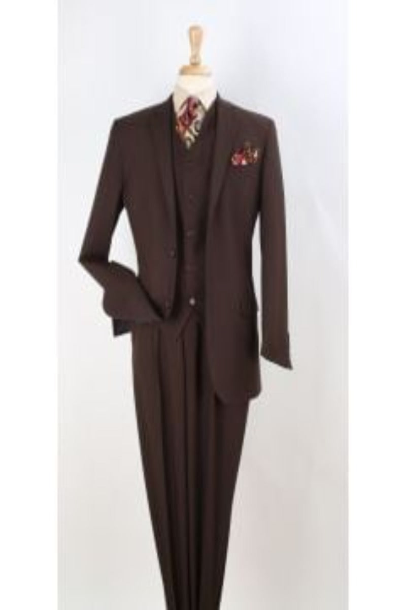 Style  Apollo King Men's 100% Wool Suit Classic Executive Style