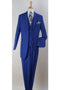 Royal Diamond Men's Solid Colors purple/blue/tan/greySuit - Outlet Fashion