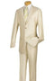 Vinci Men's 2Piece Sharkskin Slim Fit Suit Ultra Smooth Finish