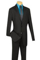Vinci Men's Big & Tall 2-Piece Poplin Suit - Discounted Prices Purple