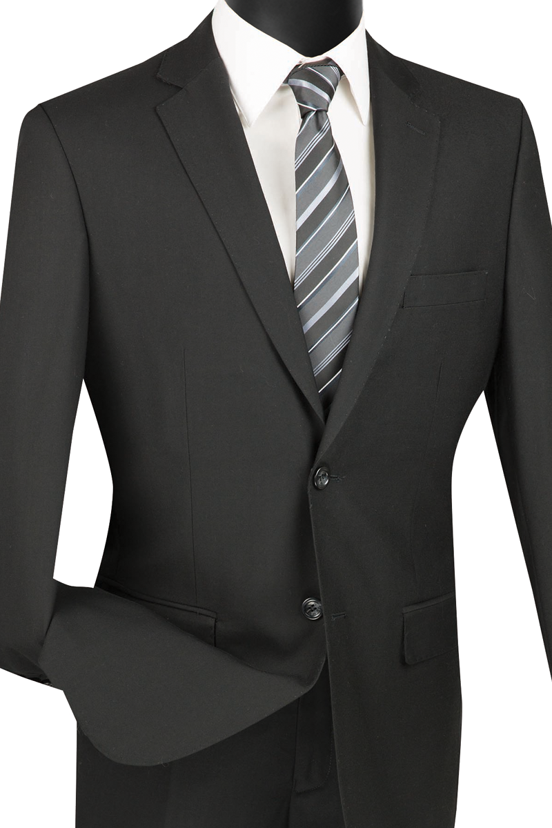 Vinci Men's Slim Fit 2-Button Suits - Classic Elegance