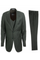 Stacy Adams Textured Solid 3 Piece Executive Slim Men's Suit