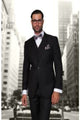 Men's Wool 3-Piece Suit Extra Long 100% Wool Statement