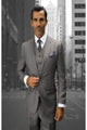 Mens Big and Tall Suit Light Plaid 3-Piece Set Windowpane Texture Business Pattern Modern Fit Side Vented Brand