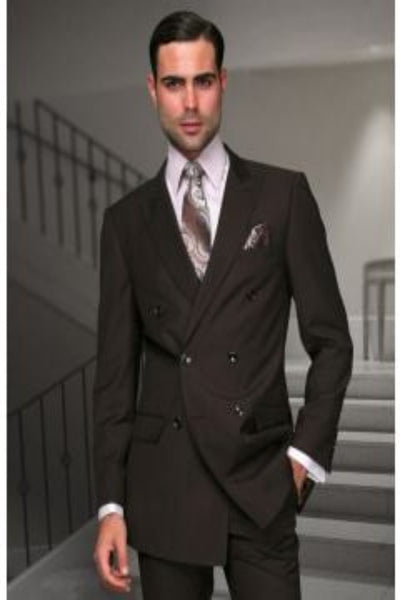 Men's 2-Piece Wool Suit Solid Colored 100% Wool Fashionable Fit Shop Now