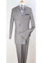 Apollo King Mens 2pc Double Breasted Suit with Pleated Pants